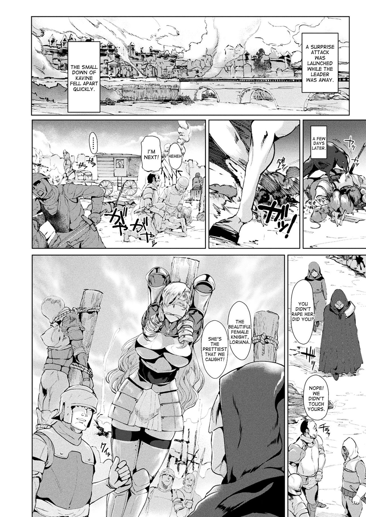 [Satou Souji] Shiro Bara no Kishi Loriana | White Rose Knight Loriana (COMIC Unreal 2017-12 Vol. 70) [English] [desudesu] [Digital] page 2 full