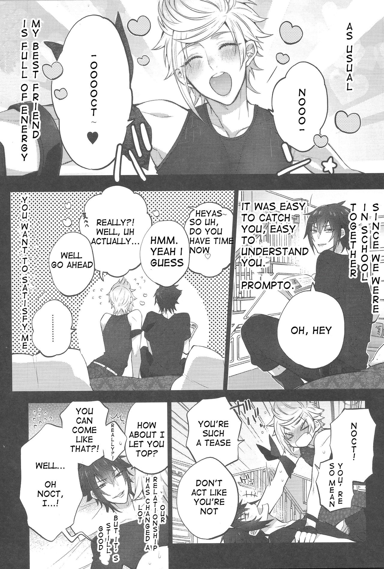 (TWINKLE MIRAGE5) [Inukare (Inuyashiki)] Aisare ♥ Ouji Visual Kei | Our Beloved Prince (Final Fantasy XV) [English] page 2 full