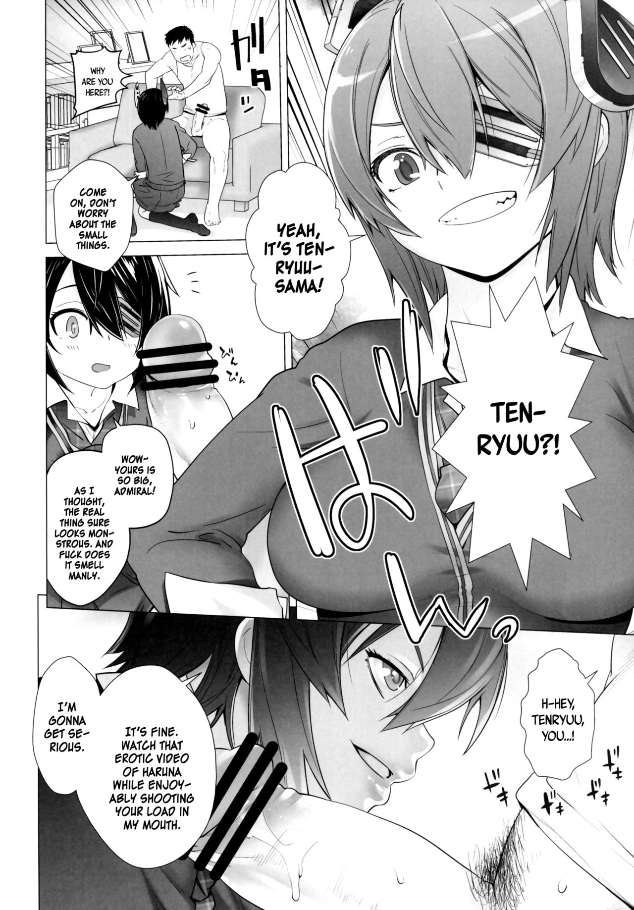 [Kouchaya (Ootsuka Kotora)] Haruna mo Tokkun desu! | Haruna Does the Special Training Too! (Kantai Collection -KanColle-) [English] [B.E.C. Scans] [Digital] page 19 full