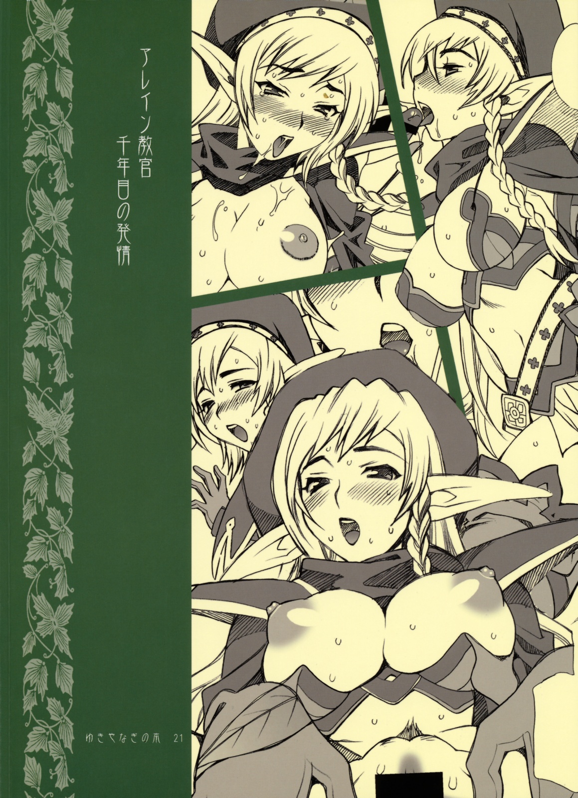 (C76) [Shallot Coco (Yukiyanagi)] Yukiyanagi no Hon 21 Alaine Kyoukan Sennen Meno Hatsujou (Queen's Blade) page 44 full