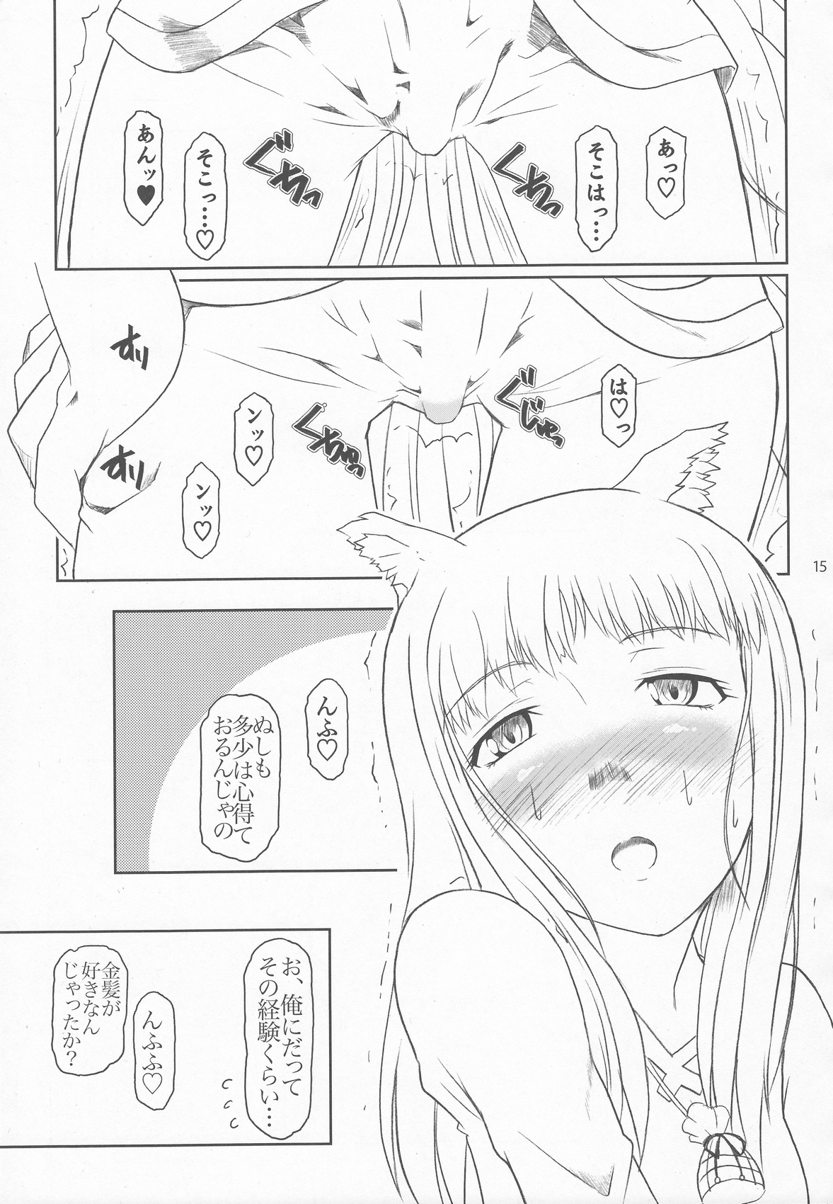 [Fetish Children (Apploute)] OoKami to Kodoku na Shippo (Spice and Wolf) page 14 full