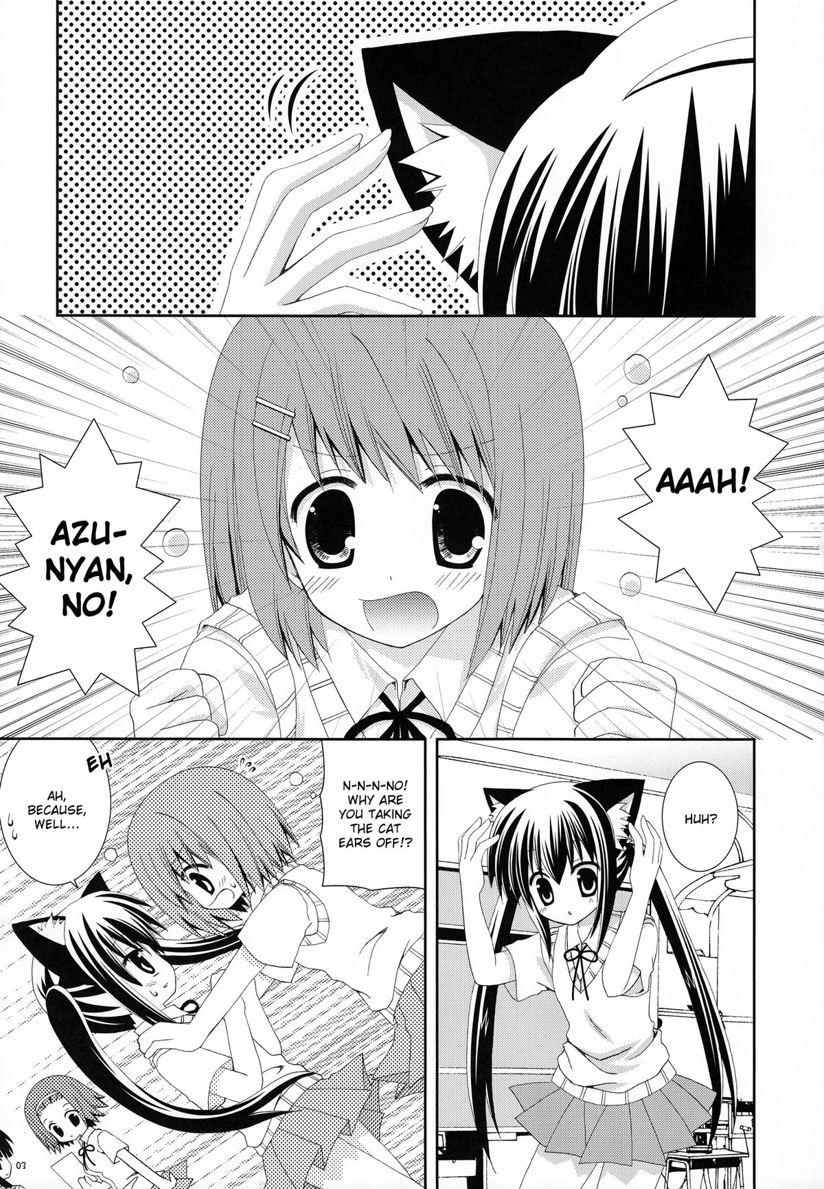 (C78) [Neko Kinryouku (Nekoneko)] Azunyannyan (K-ON!) [English] =StolenTranslations + TLRF= page 2 full