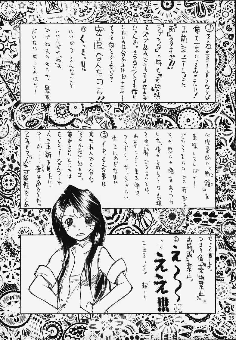 (C59) [Sanazura Lopez (Lopez Hakkinen, Sanazura Hiroyuki)] Shumi no Doujinshi 12 (Ah! Megami-sama, Card Captor Sakura) page 36 full