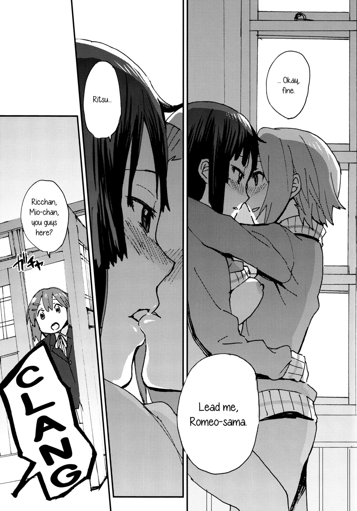 (C87) [Super Sentou, The Shakya (Fukutarou, Oke)] Otona no RitsuMio Hangyaku Hen | MioRitsu for Adults - Rebellion Story (K-ON!) [English] [Yuri-ism] page 8 full