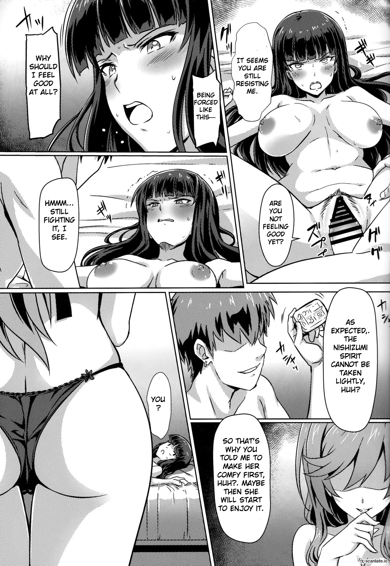 (C93) [Kaminari-neko (Eitarou)] Iemoto Settai Shutchou Nakadashi Zanmai | Entertaining The Family Heads On Bussiness Trip (Girls und Panzer) [English] page 10 full