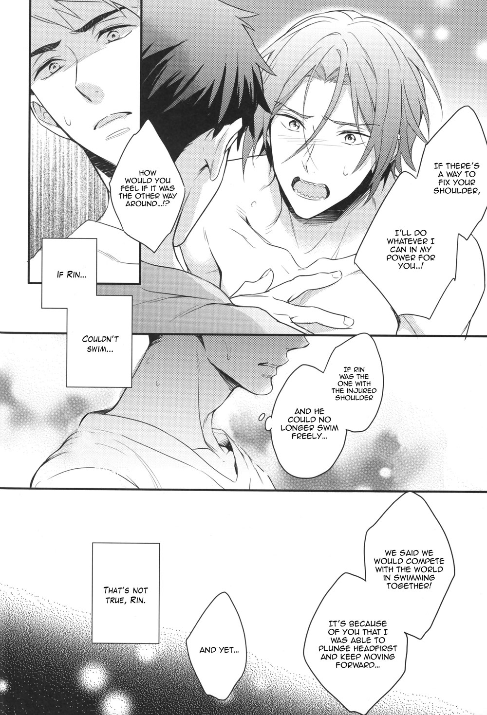 (HaruCC20) [PureSlider (Matsuo)] Sousuke no Kata wa Ore ga Mamoru! | I'll protect Sosuke's shoulder! (Free!) [English] [okaeshi] page 31 full