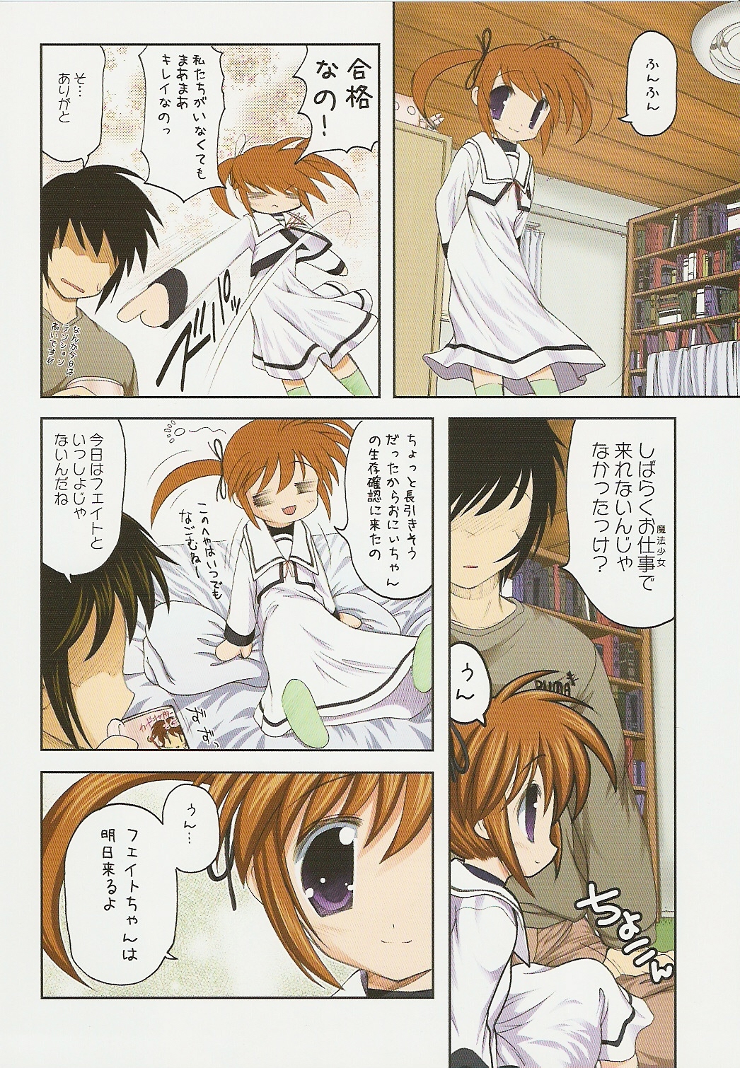 Nanoha san. +Fate-chan. Full Color Soushuuhen (Mahou Shoujo Lyrical Nanoha) page 5 full