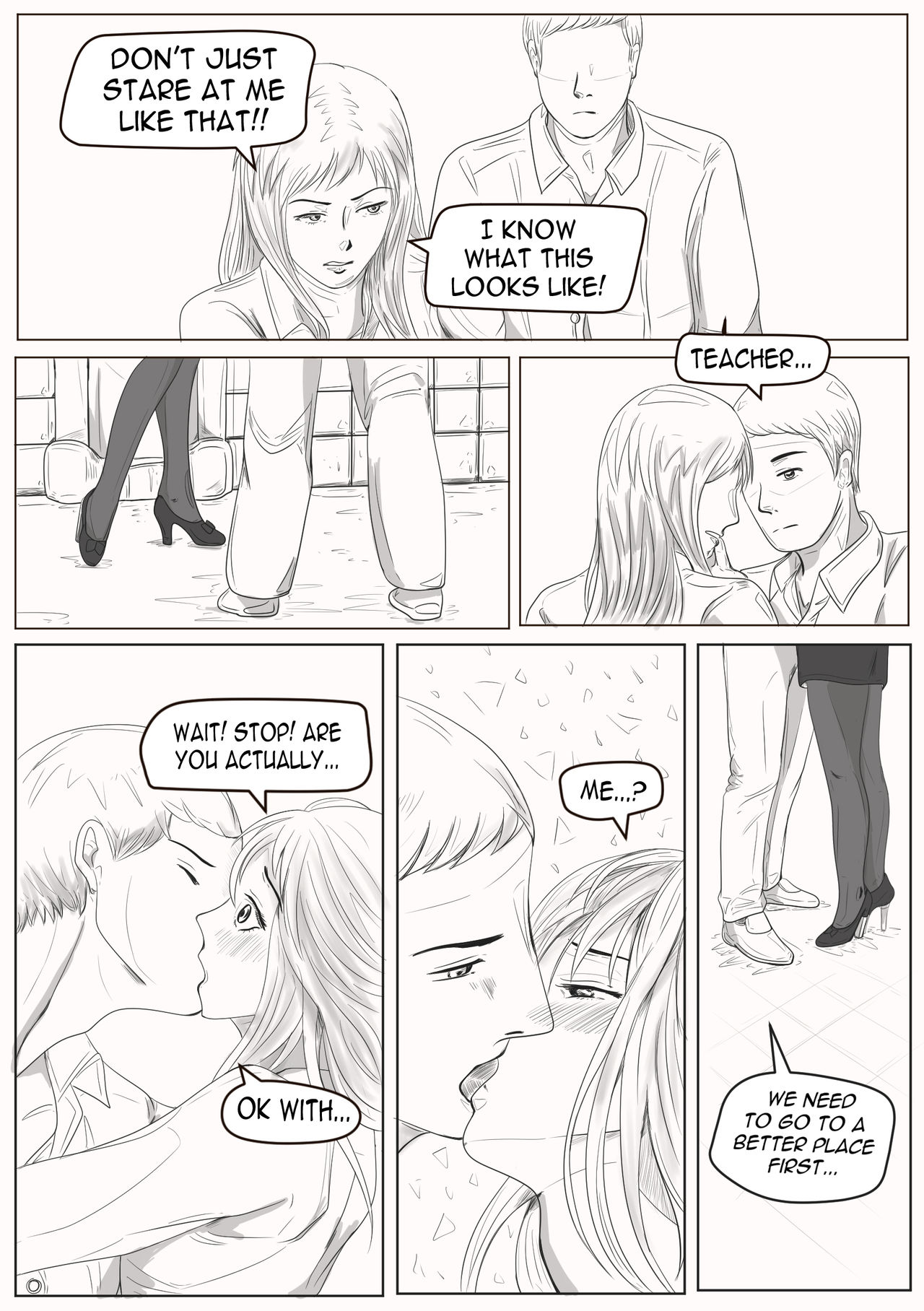 Tears of crossdressing sensei (First version) page 9 full