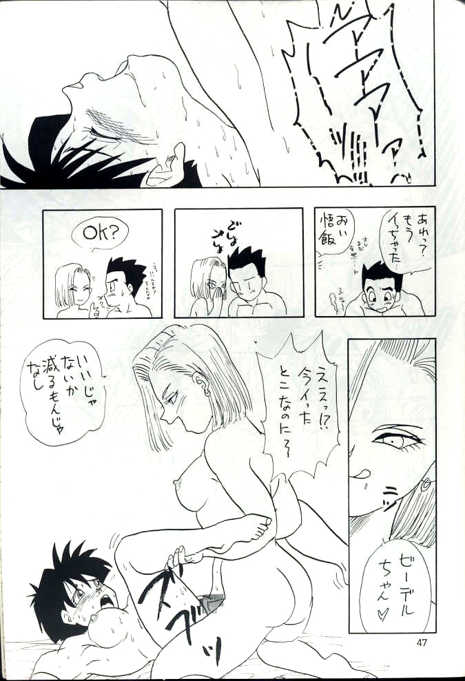 [Chirigami Goya, Fusuma go Ten (Shouji Hariko)] YYY (Dragon Ball) page 47 full