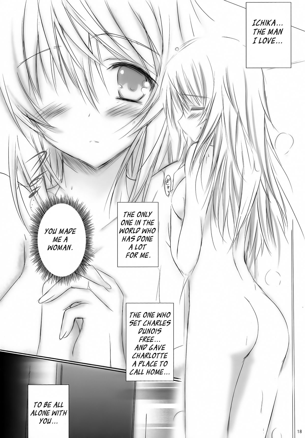 (C86) [SONIC WINTER (Tsukishima Kai)] Kimi ga Iru kara (Infinite Stratos) [English] [Rapid Switch] page 18 full