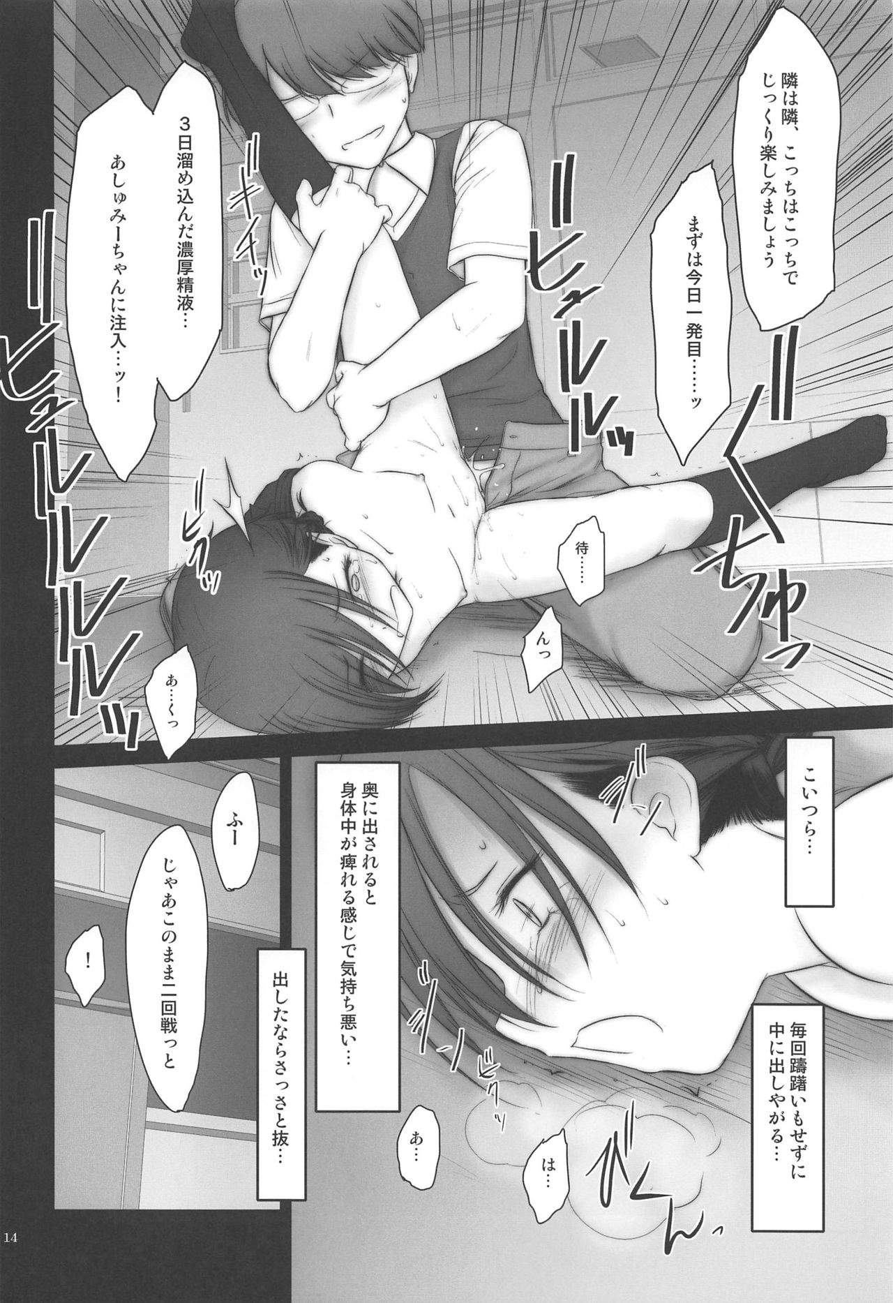 (C97) [Pazzo S.P. (Akikaze Shirakumo)] Petite Soeur 18 (Bokutachi wa Benkyou ga Dekinai) page 13 full