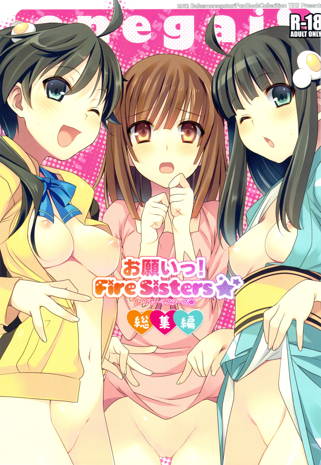 [TIES (Takei Ooki)] Onegai! FireSisters -Soushuuhen- (Bakemonogatari) page 1 full