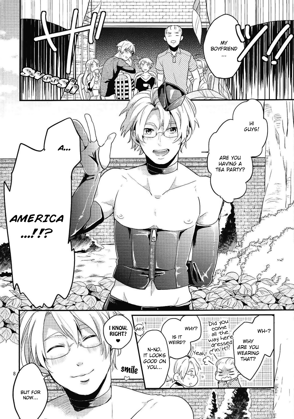 [Mocha+CCC (amy*MARINE)] Damn! My Dominatrix Boyfriend Is Gonna Awaken Something in Me (Hetalia: Axis Powers) [English] page 7 full