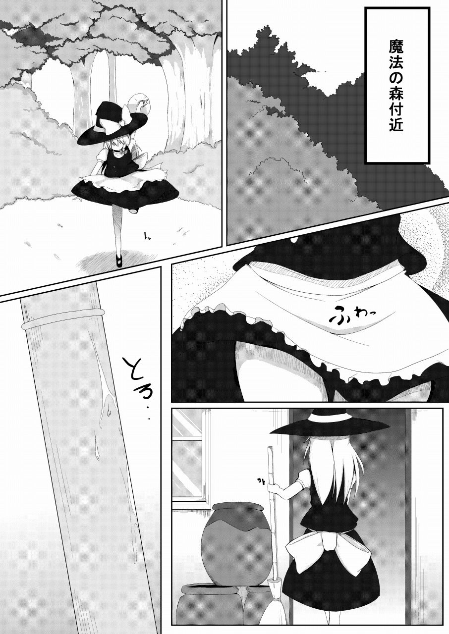 [Milk Pudding (Shiroi Jam)] Marisa to Dekirumon! ~Seinen Muke~ (Touhou Project) [Digital] page 2 full