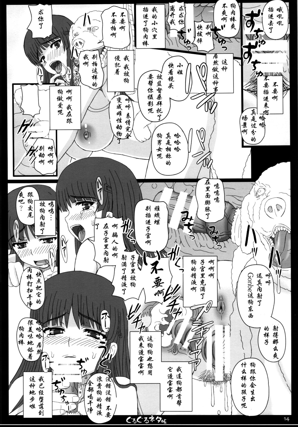 (C85) [Shiawase Kyouwakoku (Shiawase no Katachi)] Shiawase no Katachi no Guruguru Neta Chou + Paper [Chinese] [绅士图书馆汉化] page 14 full