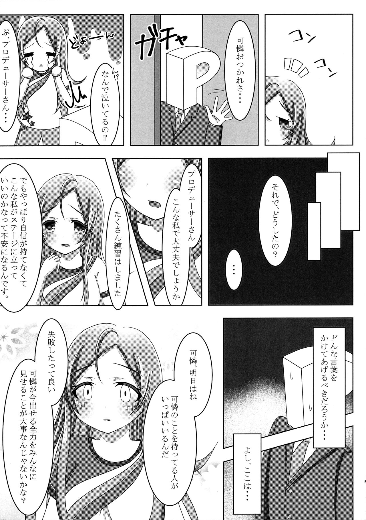 (C96) [Yasekurage (Kurage Himea)] Itsumoyori Sekkyokuteki na Karen-chan (THE IDOLM@STER MILLION LIVE!) page 4 full