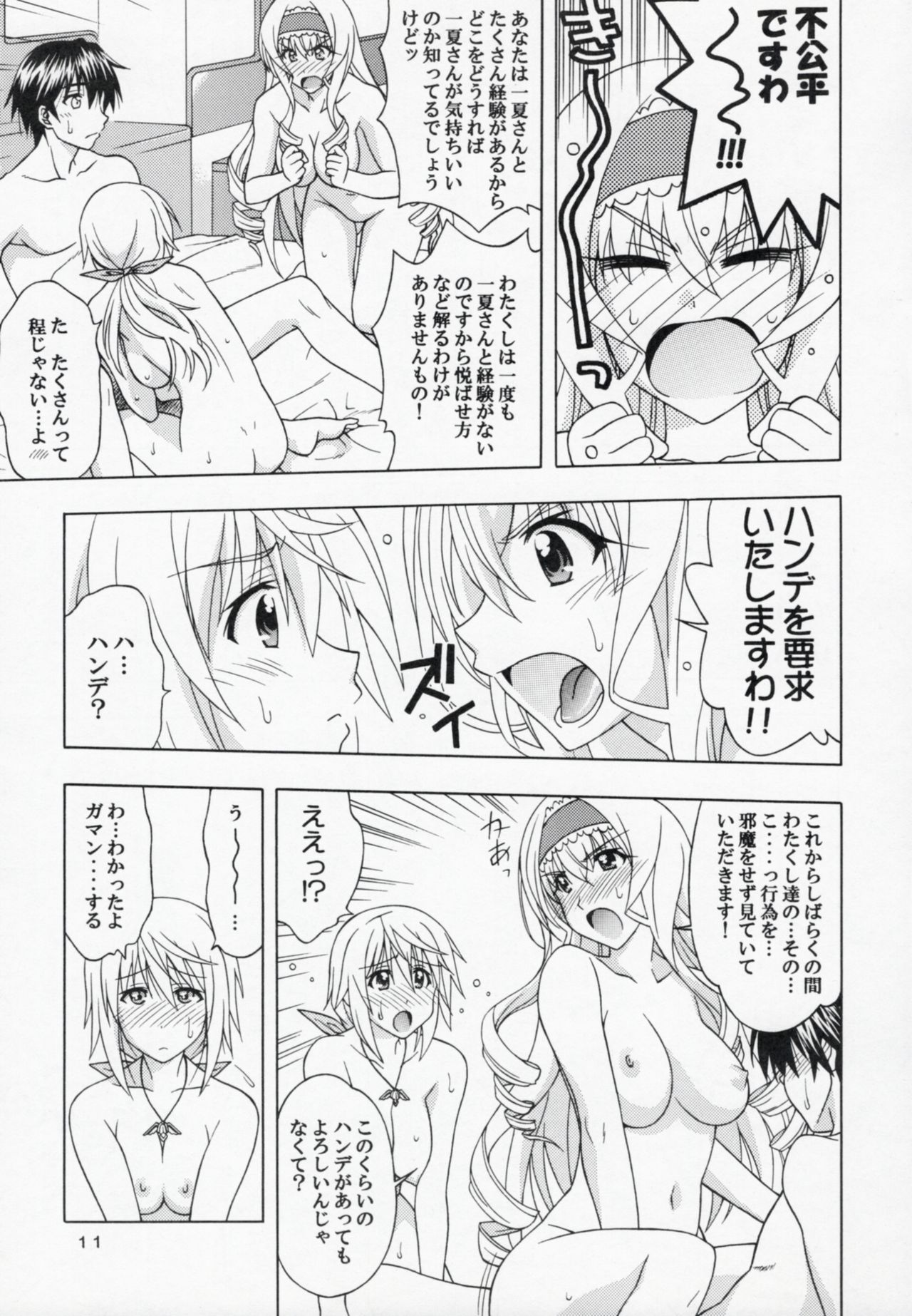 (C81) [Geiwamiwosukuu!! (Karura Syou)] C.C+ (IS <Infinite Stratos>) page 10 full