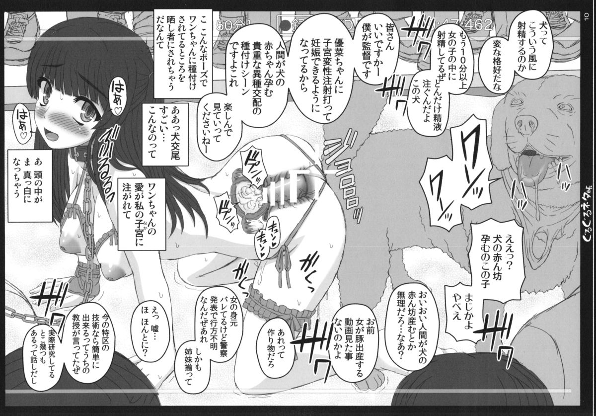 (C87) [Shiawase Kyouwakoku (Shiawase no Katachi)] Shiawase no Katachi no Guruguru Netachou 87 Juukan AV Ninshin Shuusan Satsuei page 10 full