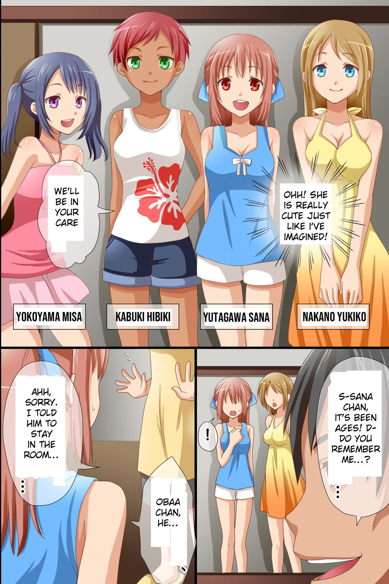 [rbooks (Asazuki Norito)] Namaiki na Meikko-tachi ga Asobi ni Kita node Mahou no Kagami de Juujun ni Shite Kawaii Boku Senyou Dorei ni Shita [English] [SquigglesJP] page 4 full