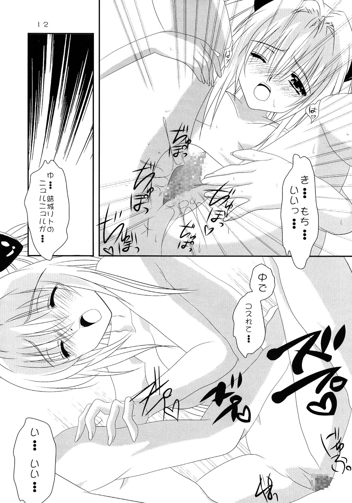 (C75) [Setsugetsuka (Fuyukawa)] Kyonyuu na Yami-chan wa Suki desu ka? (To LOVE-Ru) page 14 full