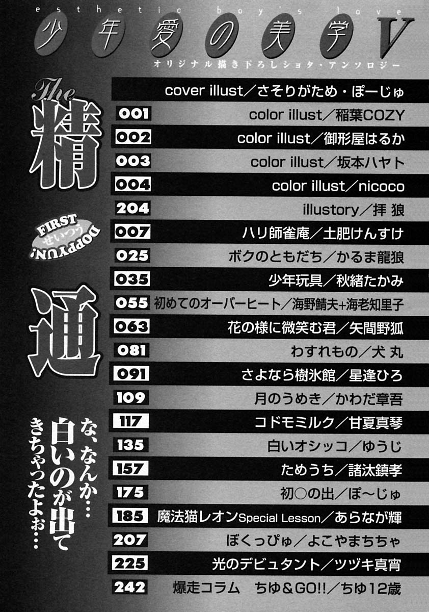 [Anthology] Shounen Ai no Bigaku V The Seitsuu page 11 full