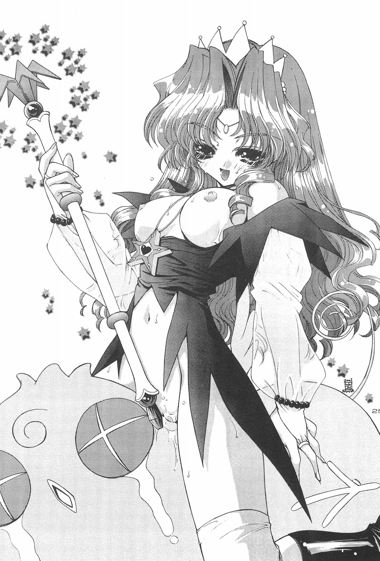 (C60) [Yuushaya (Kura☆Rissa)] Hoshi kara kita☆Futari -Princess From Outer Space- (Cosmic Baton Girl Comet-san) page 27 full