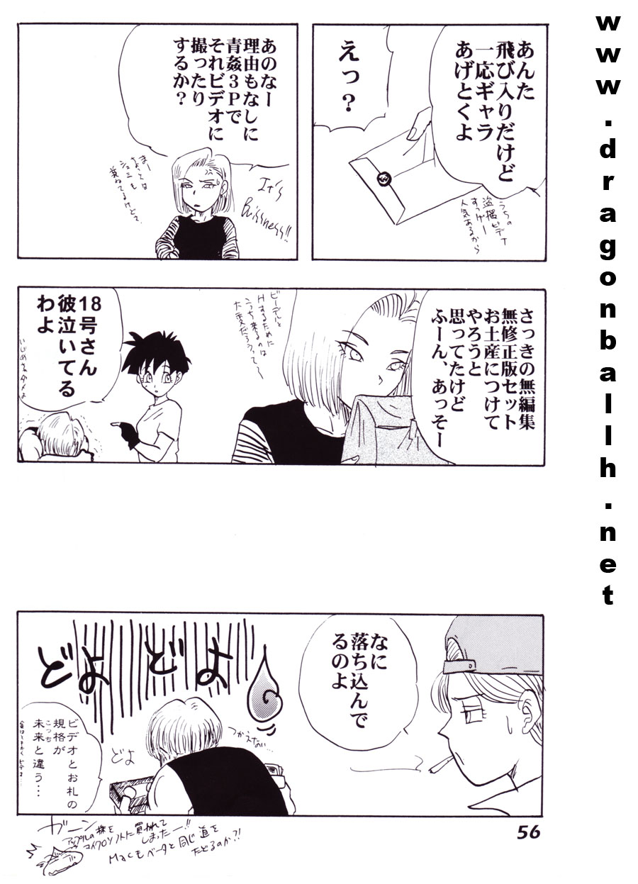 (C52) [Fusuma Goten (Shouji Hariko)] Irohani (Dragonball Z) page 56 full