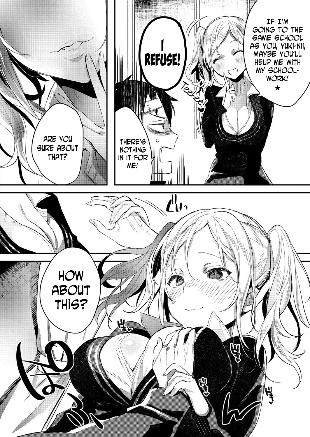 [Iroito] Meshimase Imouto Gal à la mode | Experience the Younger Sister Gyaru à La Mode (COMIC ExE 06) [English] [N04h] [Digital] page 4 full