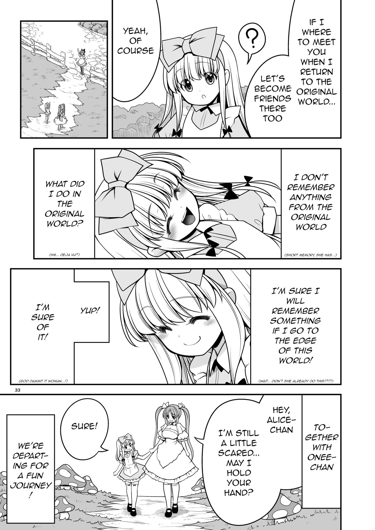 [Yosutebito na Mangakaki (Tomoki Tomonori)] Ishukan no Kuni no Alice (Alice in Wonderland) [English] [q91] [Digital] page 34 full