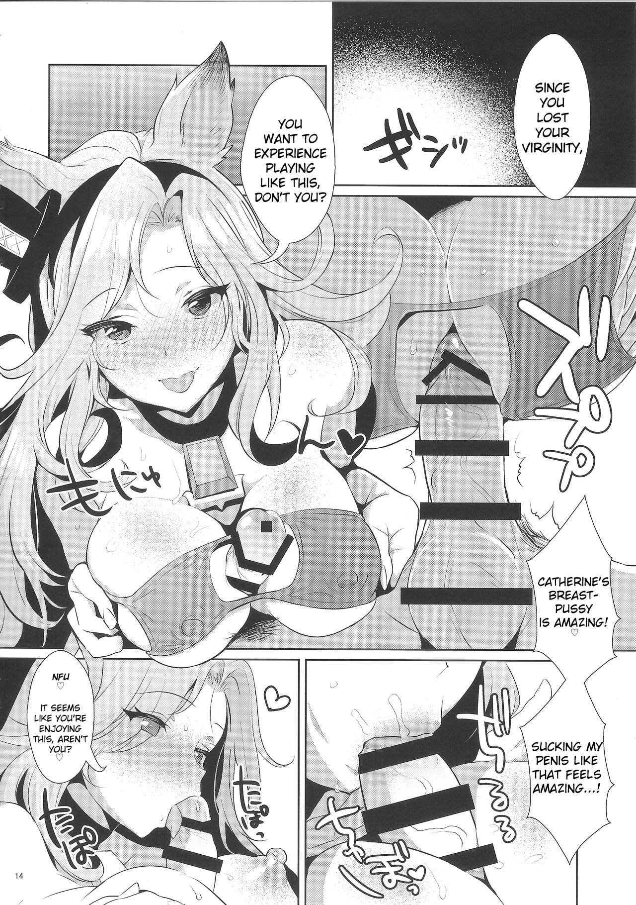 (SC2016 Summer) [Inariya (Inari)] Sage Danchou, Hatsujou Elune ni Mofurareru. (Granblue Fantasy) [English] [Anomalous Raven] page 13 full