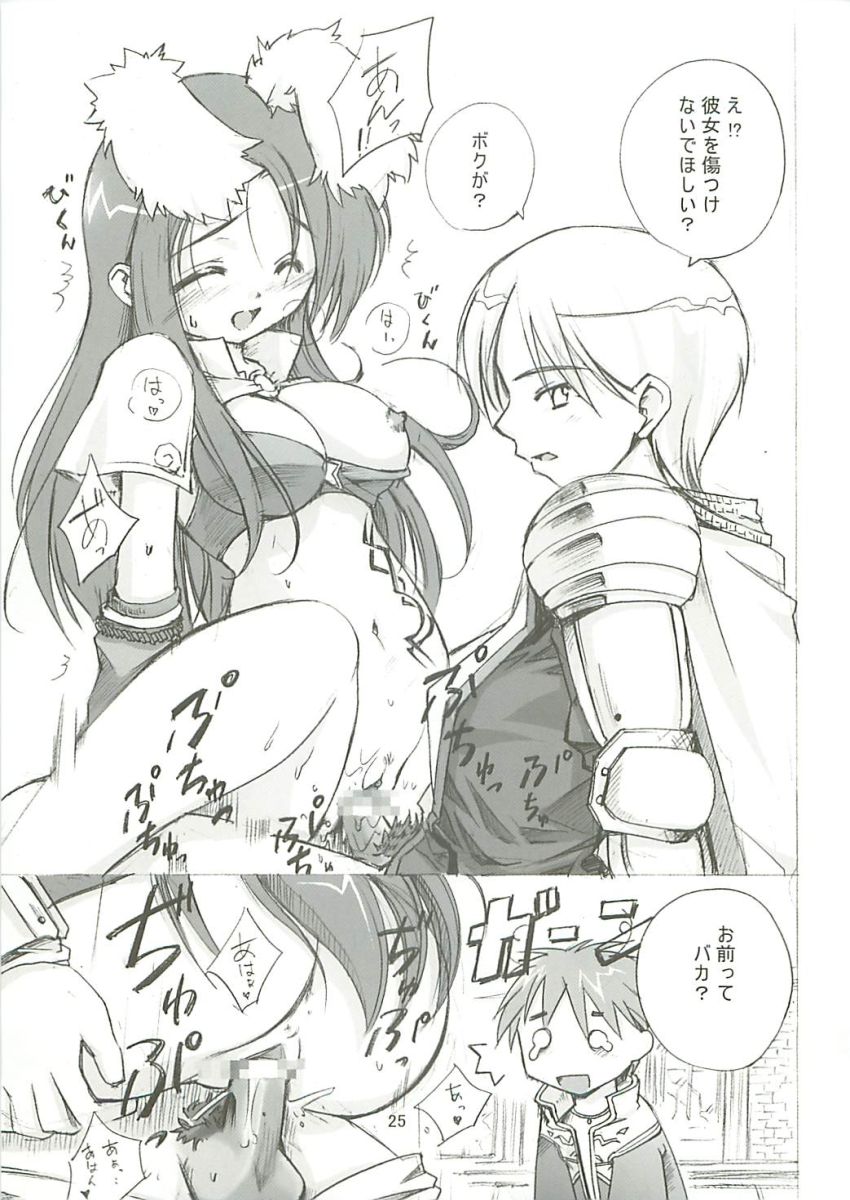 (SC23) [PARANOIA CAT (Fujiwara Shunichi)] Himitsu no Guild ni Goyoujin 1+2+α (Ragnarok Online) page 24 full