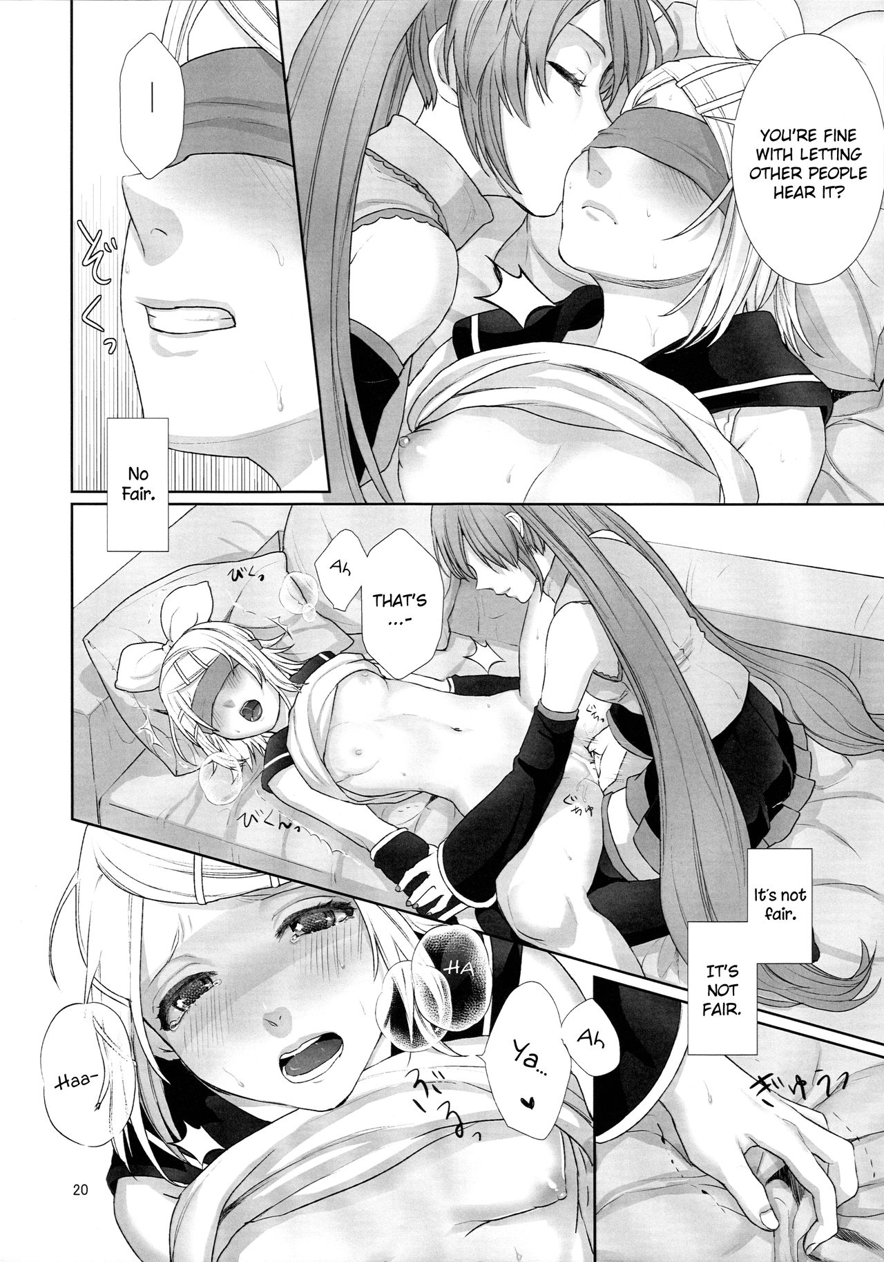 (C90) [3egg (Meriko)] Sougo Shadan | Mutual Obstruction (VOCALOID) [English] {WSDHANS} page 19 full