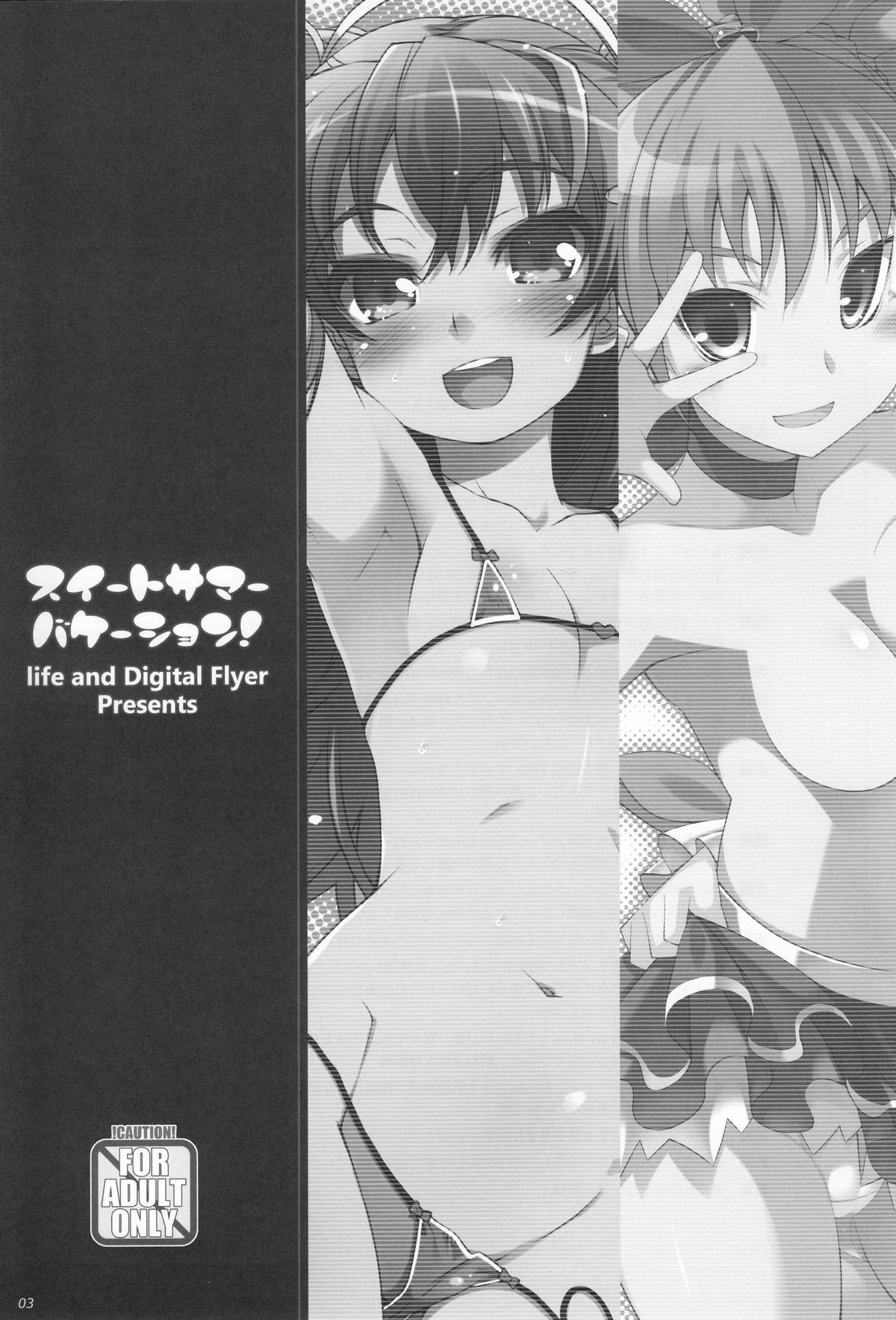 (C80) [life & Digital Flyer (Haga Yui & Ohta Yuuichi)] Sweet Summer Vacation! (Precure Series) page 3 full