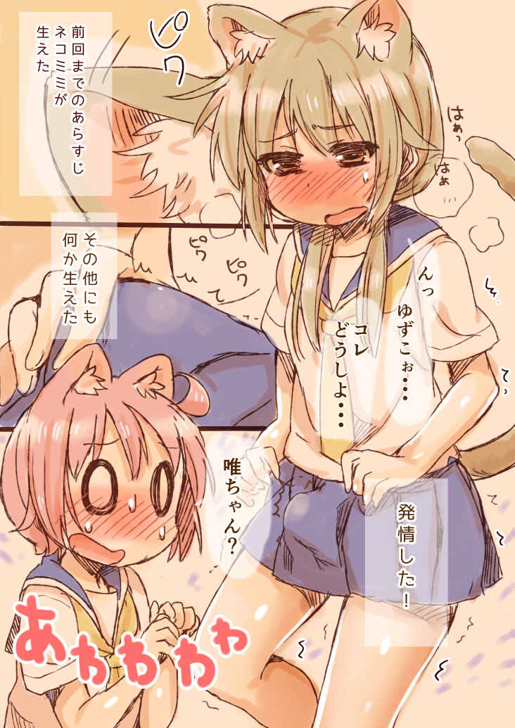 [Shore (Tatunokosso)] Nekomimi to Hatsujou to Suteki na Nanika (Yuyushiki) [Digital] page 3 full