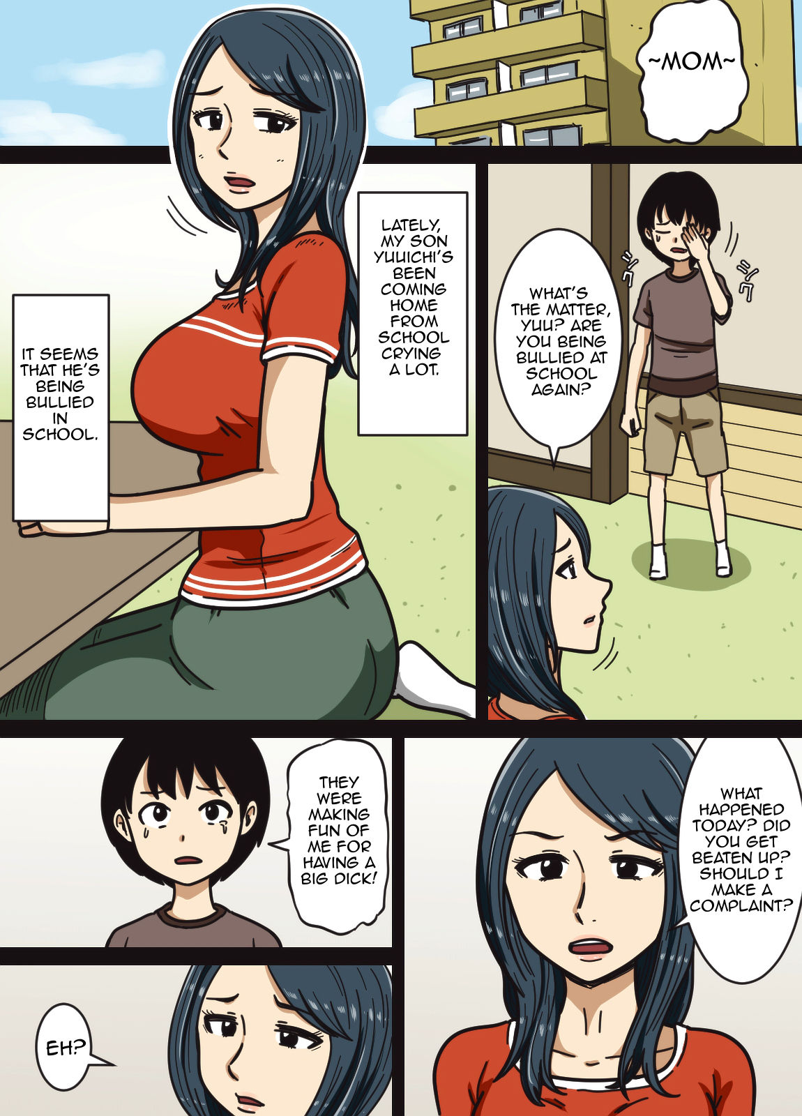 [Mikan Dou] Musuko no Musuko ga Dekai | My Son's Dick is Big [English][Amoskandy] page 2 full