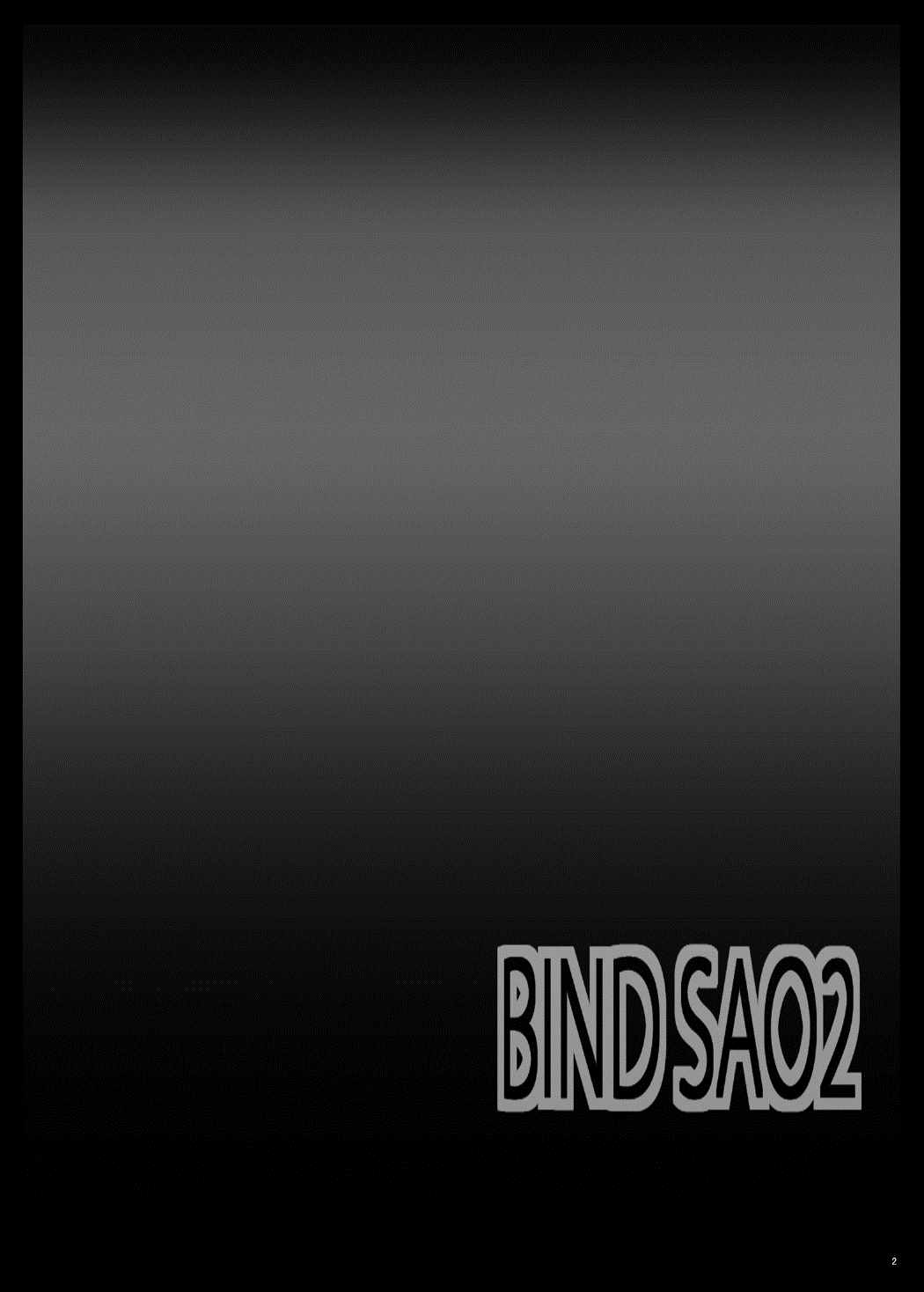 [Shinchara (YO-JIN)] Bind SAO 2 (Sword Art Online) [Digital] page 3 full