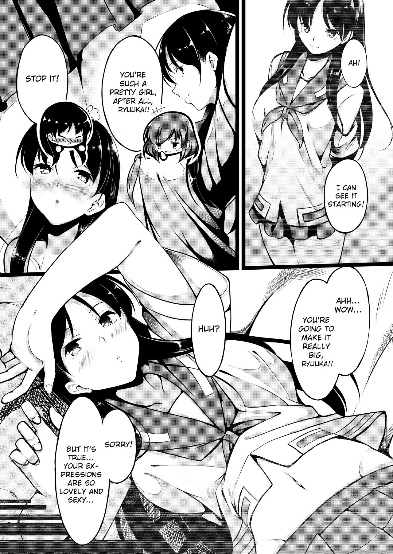 [Miso Oden] Shimizudani Ryuuka no Mijikai Ero Manga (Saki) [English] [Otokonoko Scans] page 2 full