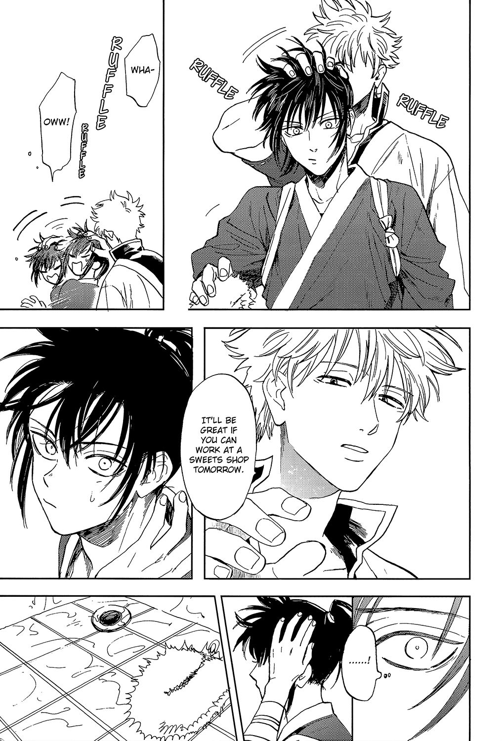 (C94) [Gekirin (Syaku)] Yowacchimauze | Become Weak (Gintama) [English] [Baragaki Scans] page 29 full