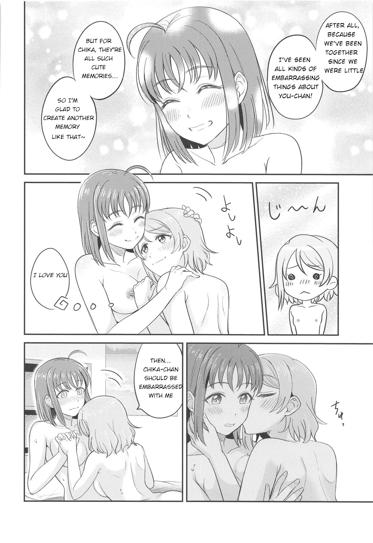 [Mushiyaki!! (Kanbayashi Makoto)] YOU CHIKA XOXO (Love Live! Sunshine!!) [English] page 23 full