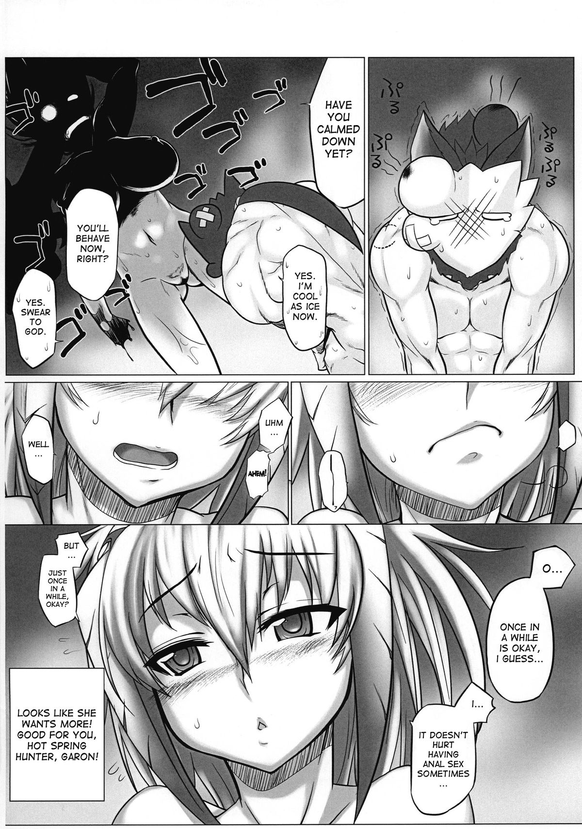 [Mahjong Yugen Co. Ltd 58 (Tabigarasu)] Monhan P3 Hon Hitou Konyoku Dosu Mellon Ban (Monster Hunter) [English] [desudesu] page 28 full