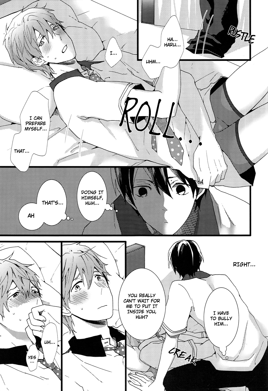 (Renai Jiyuugata! entry2) [BALL:S (Som)] Okuchi ga Warui yo Haruka-kun! | You Have a Bad Mouth, Haruka-kun! (Free!) [English] [Holy Mackerel] page 14 full