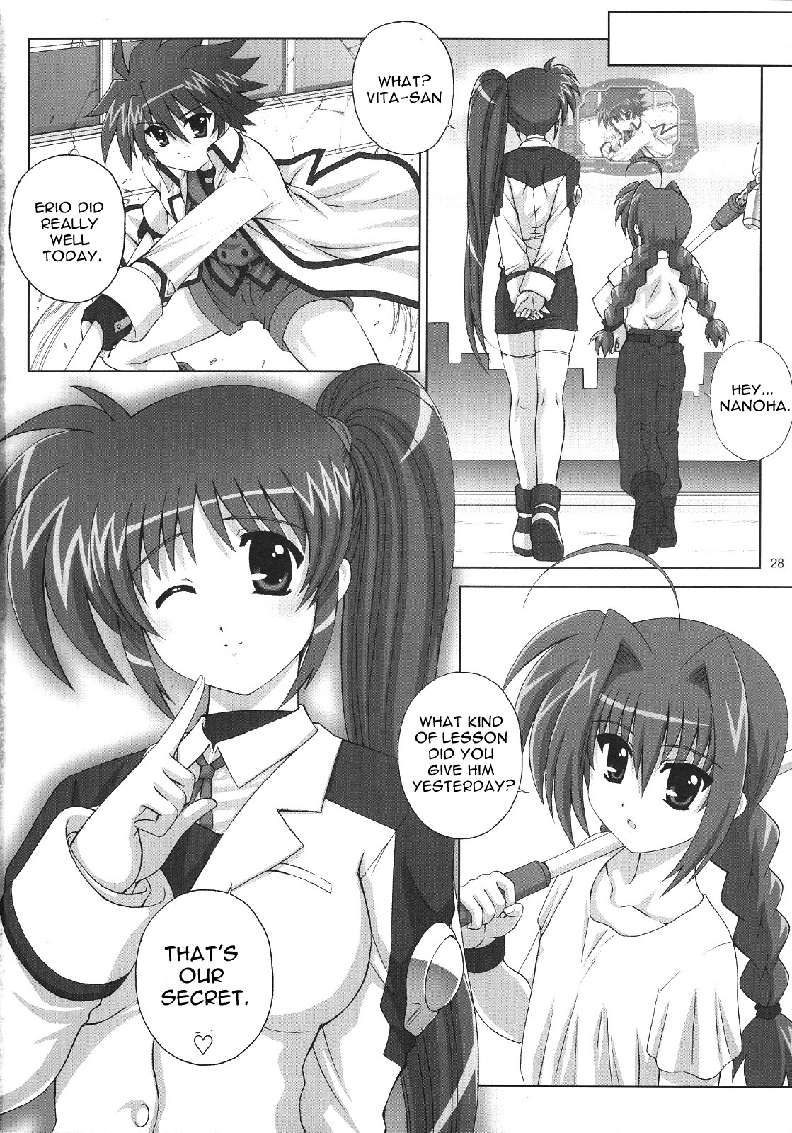 (C76) [Kamogawaya (Kamogawa Tanuki)] Nineteens Ne (Mahou Shoujo Lyrical Nanoha) [English] page 27 full