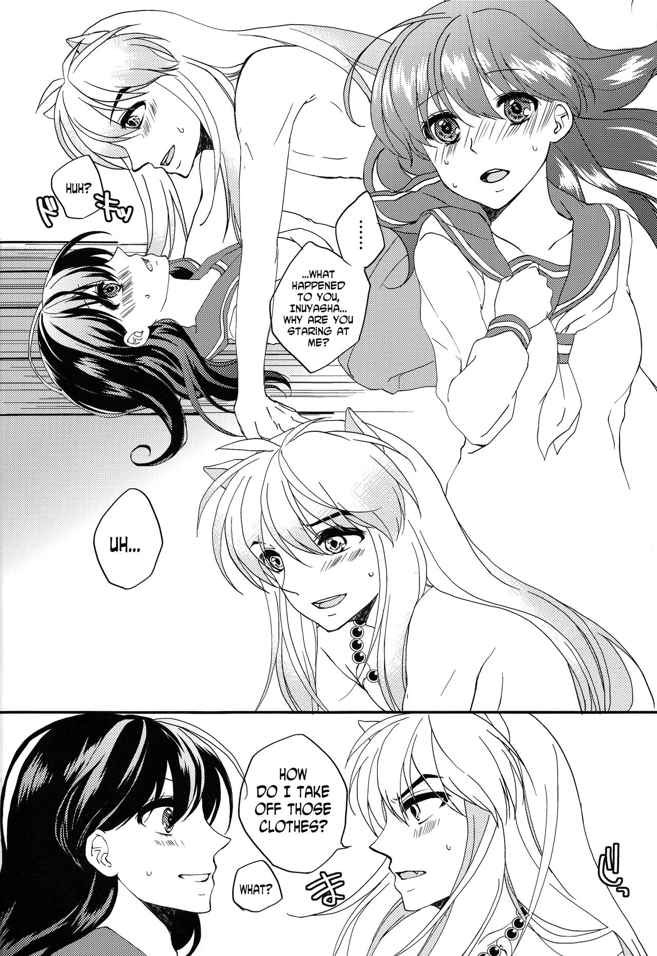 (Rumic Petit Only 2) [akaihoho (Haru)] ♡♡ tte Itte Hoshii no (Inuyasha) [English] [N04h] page 4 full