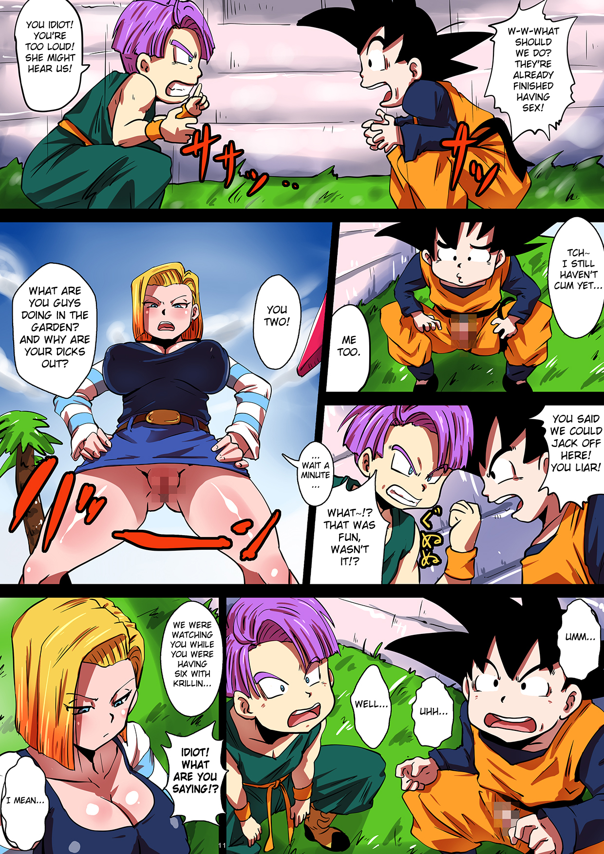 [Yuzuponz (Rikka Kai) SHOTACON HOLE Shinkon Hitozuma 18-gou no Tsukinai Seiyoku (Dragon Ball Z) [English] [Fated Circle] [Digital] page 11 full