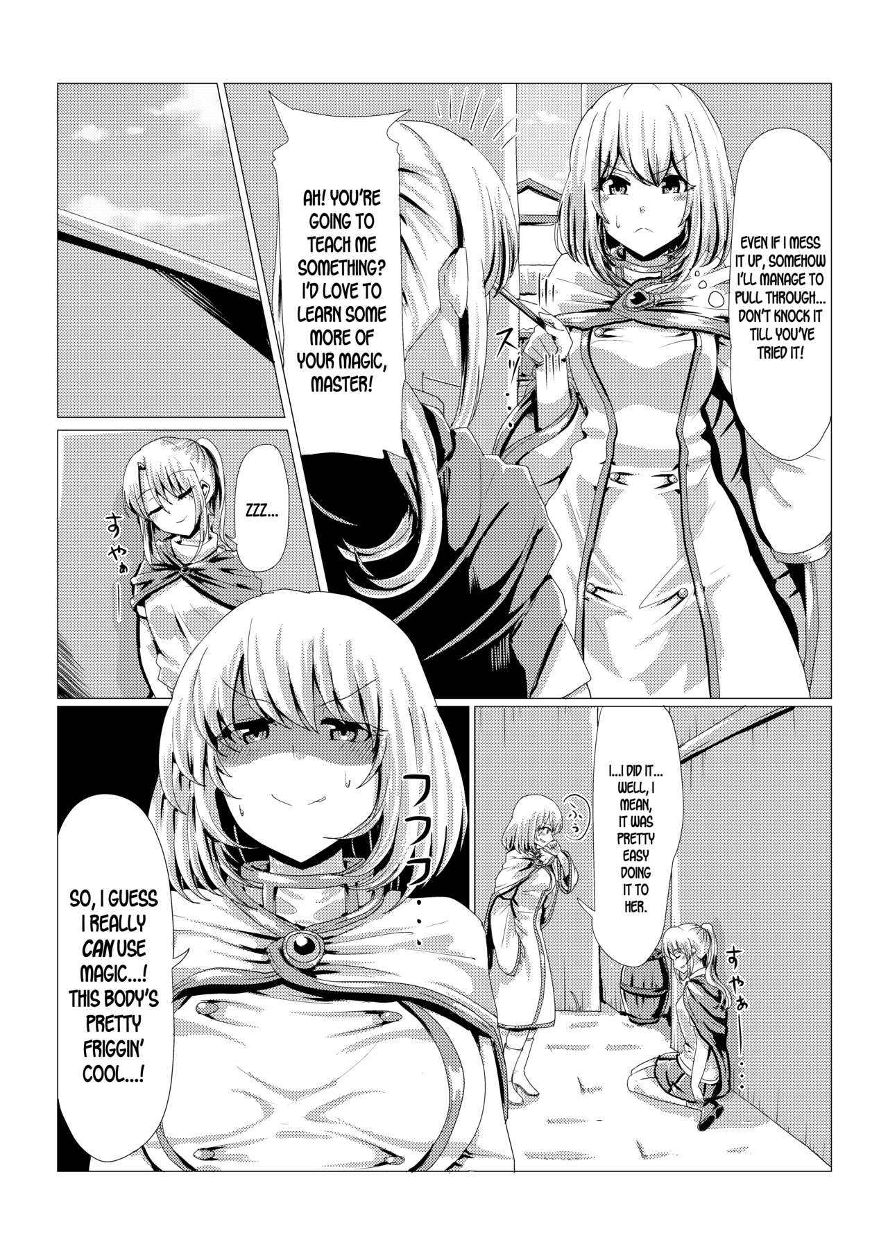 [tsuniverse (Yuniba)] Touzoku ga Madoushi ni Hyoui | A Thief Possesses a Sorceress [English] [Dummie] page 7 full