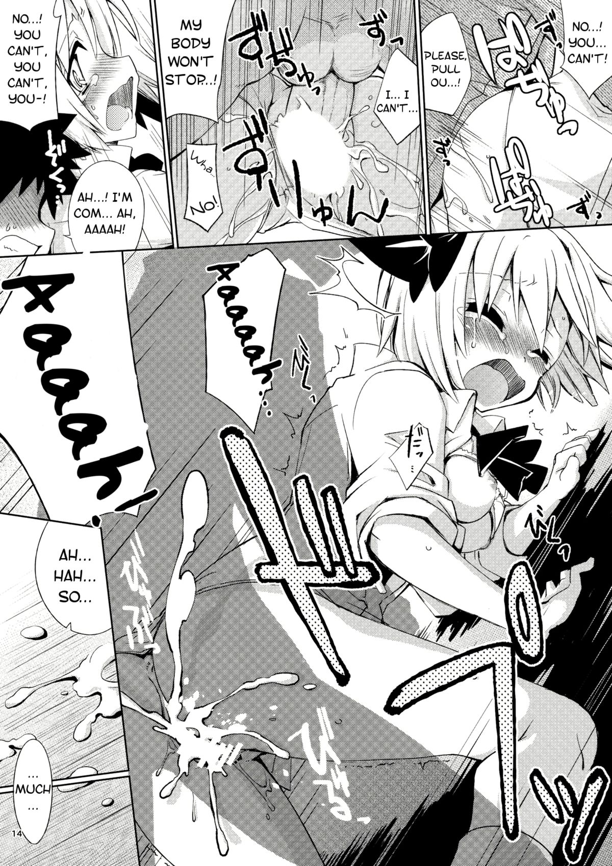 (C81) [Fujiiro Sabou (Fujii Jun)] Myon na Tehodoki (Touhou Project) [English] [Troika] page 14 full
