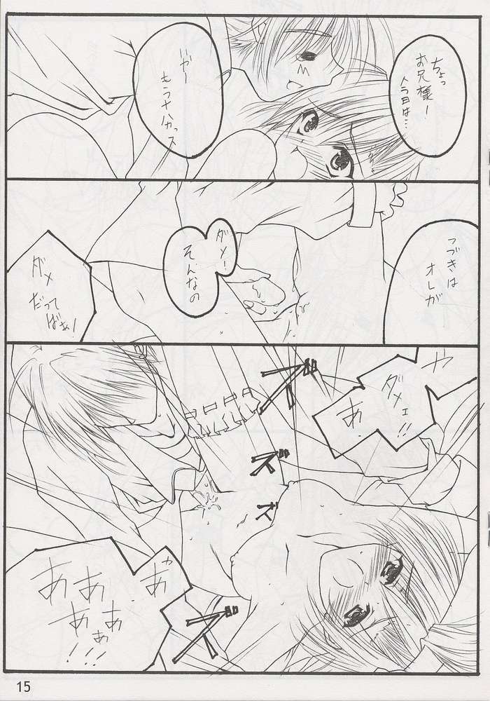 [THE FLYERS (Naruse Mamoru)] STRAWBERRY KISS (Sister Princess) page 14 full