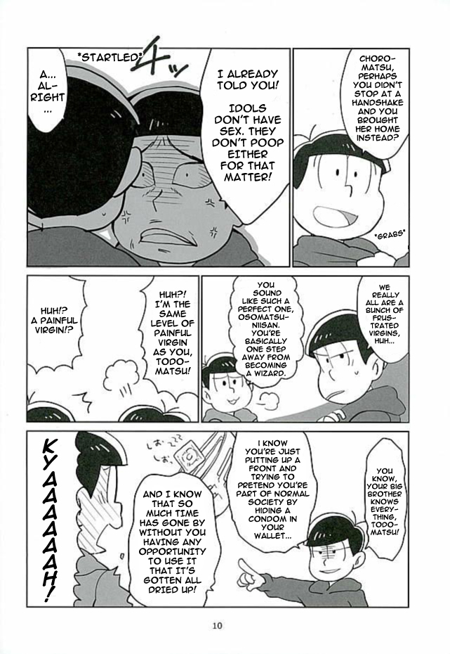 (6tsugo no Tamashii Forever) [OK-2 (Shiriana Doriru)] Uchi no Jinan wa Doutee Hishojo (Osomatsu-san) [English] [Rapinii] page 8 full