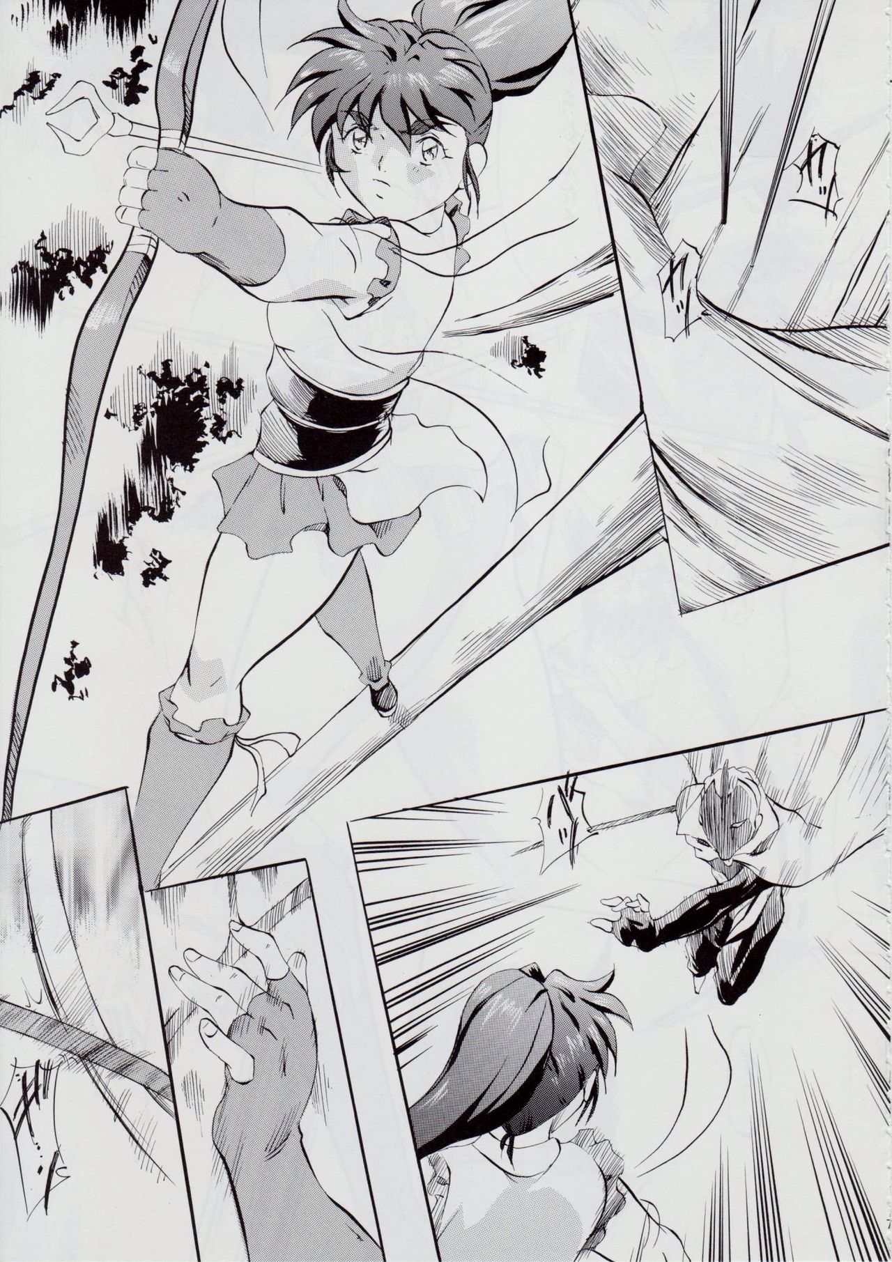 [Busou Megami (Kannaduki Kanna)] Ai & Mai B.K Kokou no Reijo ~Ai~ (Injuu Seisen Twin Angels) page 7 full