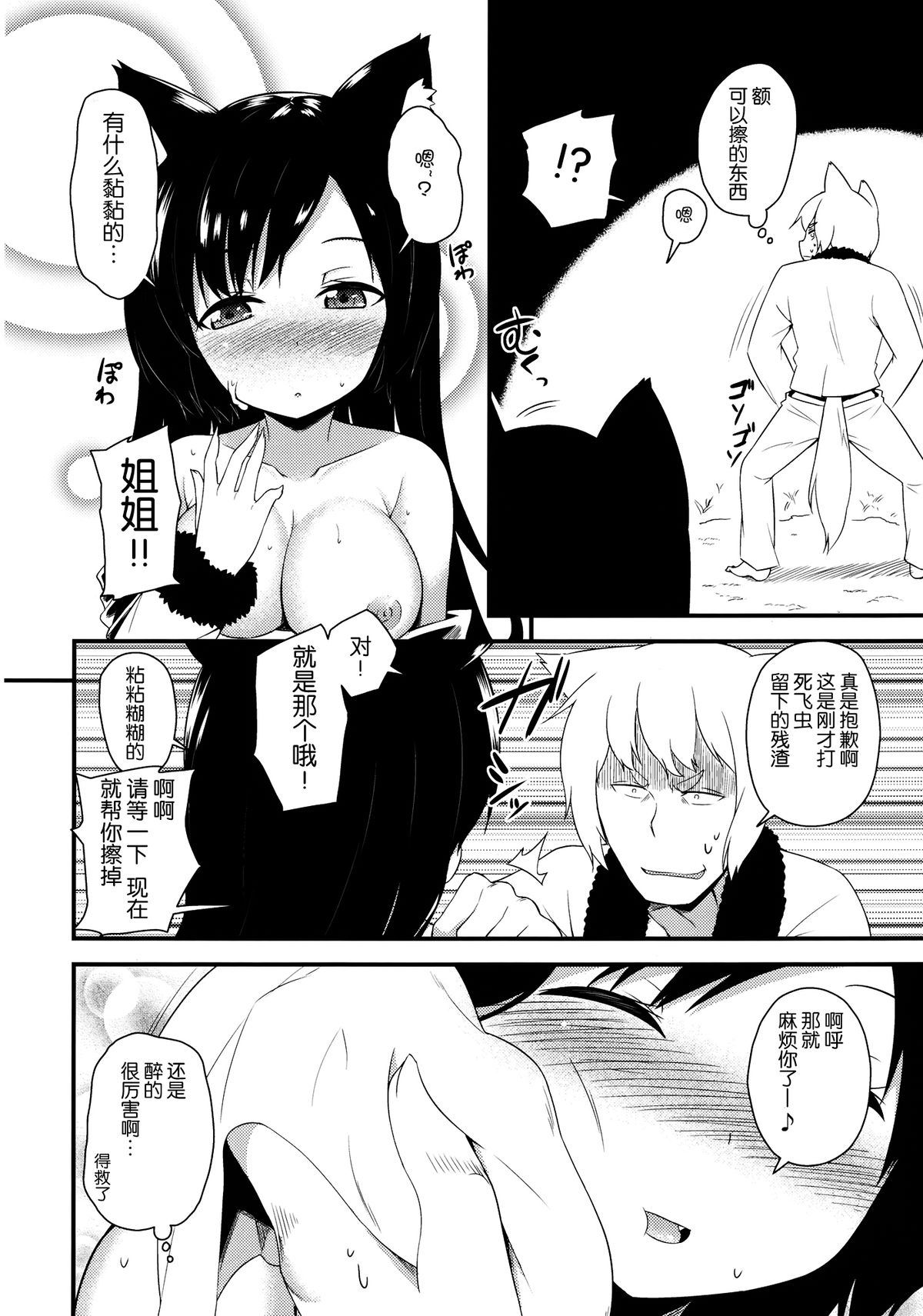 (Reitaisai 12) [Wasuraruru Tegami (Binsen)] Okurare Ookami (Touhou Project) [Chinese] [脸肿汉化组] page 12 full